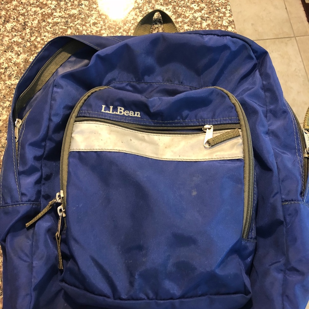 Kids Blue LL Bean Backpack